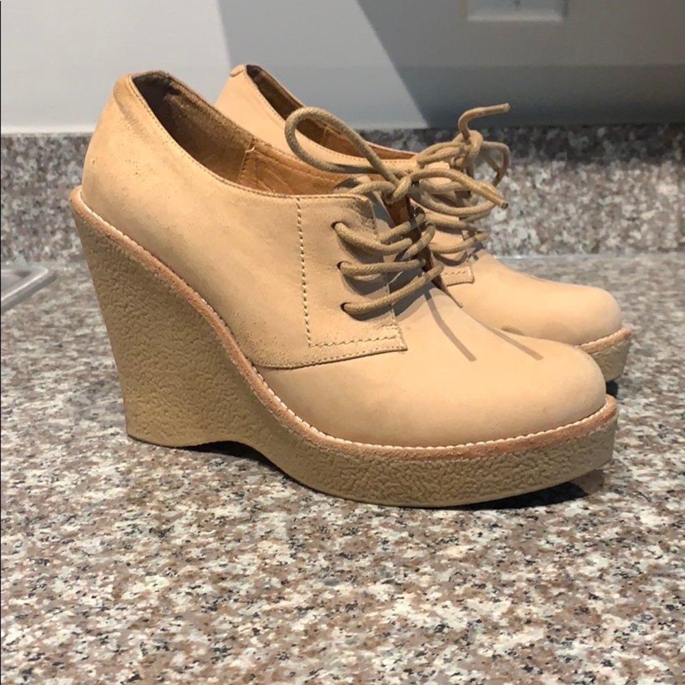 Jeffrey Campbell size 6.5 wedge heels BARNBST